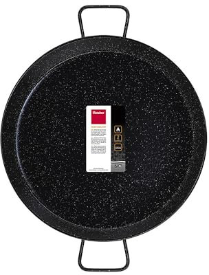 Metaltex - Paellera Acero Esmaltado 12 Raciones 46 cm