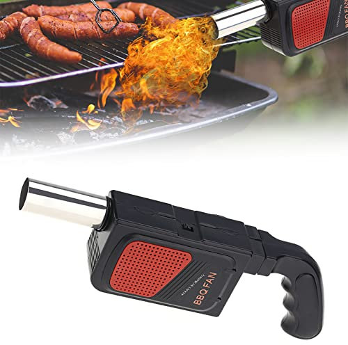 Soplador de aire eléctrico de mano, ventilador de cocina portátil para barbacoa, ventilador de cocina, herramienta de fuelle de fuego, ventilador de parrilla para pícnic al aire libre, camping, cocina