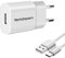 Ladekabel Kompatibel Mit Lenovo Yoga Tab 3 Plus, 4 Plus X704F, M10 TB-X605F TB-X605L, P10 TB-X705F TB-X705L, YT-X703F YT-X703L YT-X703X, M9 ZAC3 ZAC4 ZAC5 (Weiß)