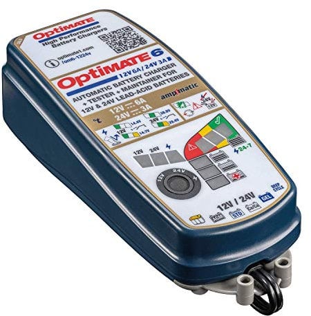 OptiMate 6 12V 24V Motorcycle Car Smart Automatic Battery Charger Optimiser