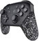 eXtremeRate Carcasa de Grip para Nintendo Switch Pro - Repuestos DIY Mango de Agarre Antideslizante, Placa de Empuñadura para Nintendo Switch Pro Mando - No Incluye Control (Salpicaduras Blancas)
