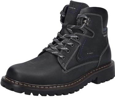 Josef Seibel Herren Winterstiefel Chance 51,Weite G (Normal),Wechselfußbett,wasserdicht,Winterboots,gefüttert,schwarz-Kombi,44 EU