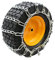 1 Paar Schneeketten Leiterkette für Reifengröße 18x9.50-8 | (2 Stück)
