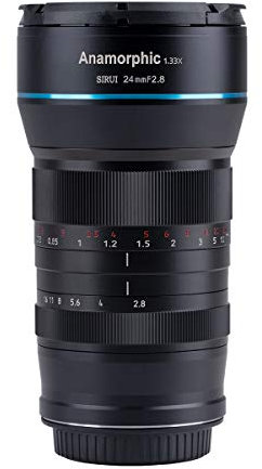 SIRUI 24 mm F2.8 anamorphes Objektiv, 1,33x APS-C (X-Halterung)