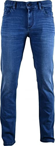 ALBERTO - Herren 5-Pocket Jeans Regular Fit (1572 4817), Größe:W35/L32, Farbe:Navy (898)