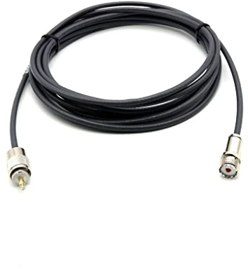 Maas Koaxialkabel - Belden H155 - mit PL Stecker und Buchse - Varianten - (15 Meter)