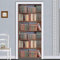 XAONUO Fototapeten 3D Türtapete Selbstklebend Bibliothek Bücher Muster 77X200Cm Selbstklebendes Pvc Wasserdicht Fototapete Türfolie Poster Tapete Abnehmbare Türabziehbilder Türdekoration