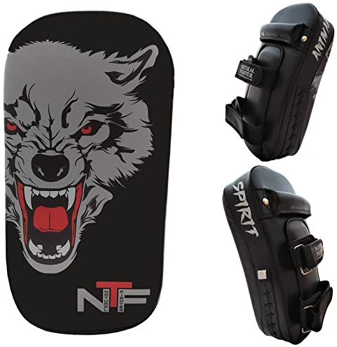mmasport Thai Pad gebogen für Training mma Muay Thai Kick Boxen Martial Arts (40x20x10 cm)