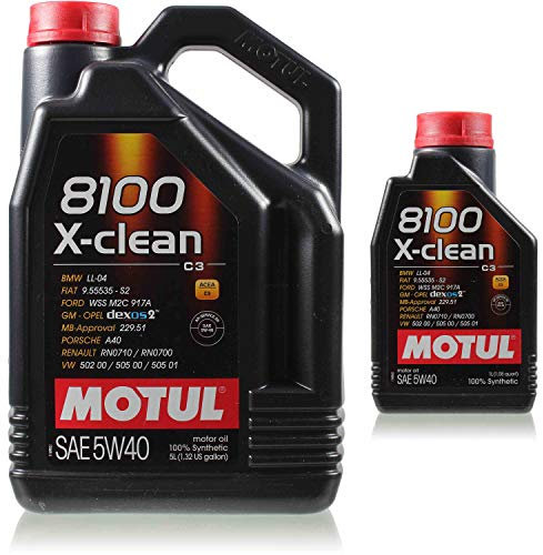 QR-PARTS 69986001 6 Liter Original Motul 8100 X-clean 5W-40 Motoröl
