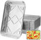 KEILEOHO 30 Pack 12 x 8 Inches Disposable Aluminum Foil Pans, Large Tin Foil Pans Steam Table Pans Broiler Pans Oven Pans Toaster Containers for Baking, Grilling, Reheating, Serving
