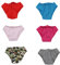 6pcs niedliche Mini Unterwäsche kreative Puppenhanties Mini Briefs Bodyshorts Shorts Puppenzubehör Kleidung 18 Zoll Mädchen Puppenkleidung Vorräte