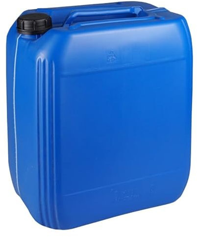 Jerrycanshop Jerrican empilable 30 l UN - Jerrican de carburant - Bidon d'eau - Bidon d'essence - Plastique (PEHD) - DIN61 - 30 l - Sans BPA - Bleu