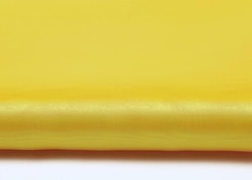 Satin Stoff Meterware am Stück - 150 cm Breite - Gelb