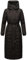 Navahoo Damen Wintermantel Warmer Steppmantel lang mit Kapuze und Taillengürtel Das Teil XIV Black Gr. XXL