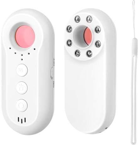 Tragbarer RF-Mini-Detektor, Hidden Camera Detector mit Anti-Diebstahl-Vibrationsalarm Kamera Detektor für Abhörgeräte Funkkameras Wanzenfinder