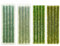 Woohome Statisches Reisfeld Gras Modell Reisfeldszene Statisches Gras Büschel Eisenbahn Kunstrasen für Zug Landschaft Eisenbahn Kunstrasen Modellierung (Stil 3)
