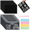 CAUTIOUS 26 Stück Gummi-Magnetbögen 0,5mm Dicke Stempeltaschen für Stempel und Stanzformen mit Gummi-Magneten Stanzformen-Aufbewahrungs-Set Magnetische Blätter und Umschläge