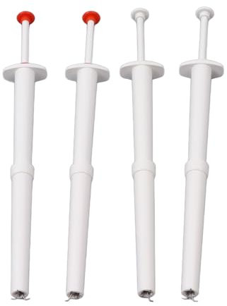 HUAOSN 4 Teiliger Gurkenpflücker, Gurkenzange Aus Edelstahl und Kunststoff, Olivenpfeffer Greifer, 7,87 Zoll Deluxe Gurkengreifer für Küchenlebensmittel, Olivenpfeffer