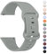 Mugust Correa para 22mm Reloj Inteligente Smartwatch,Liberación Rápida de Silicona Sport Suave Pulseras de Repuesto para 22mm Reloj para Hombre y Mujer(Gris)