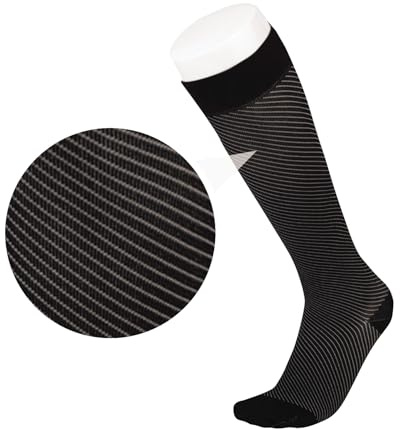 COMPRESSANA LIFESTYLE VIBE - Wadenstrümpfe - hohe Stützwirkung mit ca. 15-20 mmHg - für Freizeit, Reise, Sport & Beruf - 1 Paar