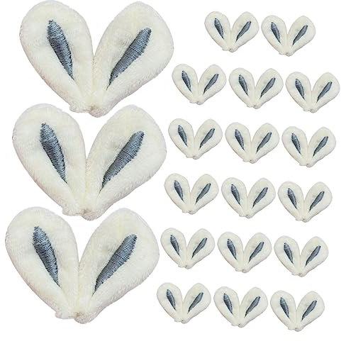 CORHAD 20 Stück Hasenohr Haarspangen Kreative Hasenohr Dekoration Hasenohr Charm Mädchen Haarspangen Hasenohr Handwerk Hasenohr DIY Etui Schmuckanhänger Hasenohr DIY