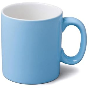 WM Bartleet & Sons - Porcelain Tea and Coffee Mug, 0.7pt, Smooth Finish, Perfect for Tea, Coffee and Soups (Blue)