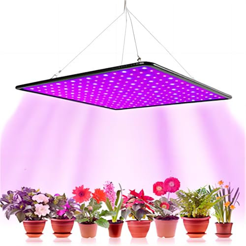 Mamamax Lampe Horticole LED 1000W Spectre Complet 225 Leds Lampe Plante d'Interieur Lampe LED Horticole Croissance Floraison pour Plante Légume Fleur Croissance d'Intérieur (Rouge+bleu)