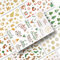 InnoSpring 332 Stück Weihnachten-Sticker,Weihnachtsaufkleber Glitzer,Weihnachtsaufkleber,Sterne-Aufkleber Weihnachten,Glas-Sticker Weihnachten,Fenstersterne zum Kleben,Sticker-Adventskalender