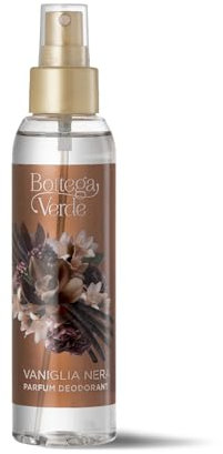Bottega Verde - Vaniglia Nera, Deodorante, 125 ml, Arricchito con Estratto di Vaniglia, Azione Deodorante e Rifrescante, Fragranza Avvolgente, Senza Sali d'Alluminio, per Tutti i Tipi di Pelle