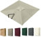 VLKLPZAHAK Auvent De Remplacement pour Parasol Déporté Carré De 3 M, Toile De Rechange pour Parasol De Jardin Extérieur, Housse De Rechange 8 Baleines Protection UV(Light Grey,3x3m (9.8x9.8ft))