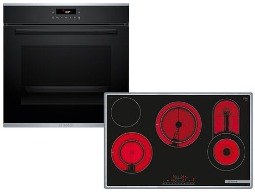 Bosch HBD472FH85 Set Backofen HBA271BB3 + Glaskeramikkochfeld autark PKC845FP1D