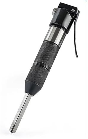 Pneumatic Engraving Machine, Stone Relief Shape Processing Engraving Pen, Alloy Knife Tail Chisel Hair Trimming Stone Carving Tool Professional，Tool Set
