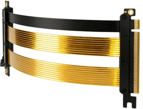KyShaHo PCI Express 5.0 Grafikkarte für 50/40/30 Serie Vertikale GPU 90° PCI Express 5.0 Grafikkarten Verlängerungskabel 20CM