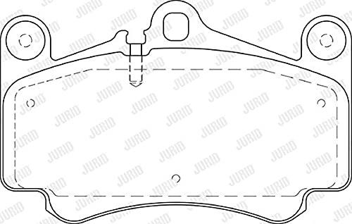 JURID BRAKE PADS | 573645J | FRONT | FOR PORSCHE 911 CONVERTIBLE 1997-2005 | OE-MATCHING QUALITY | LOW NOISE & LONG LIFE