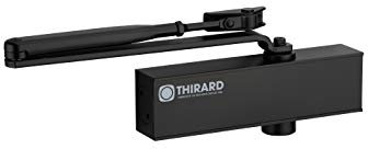 THIRARD - Ferme-porte automatique hydraulique Design force 2 à 4, noir