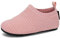 SAGUARO Kinder Hausschuhe Mädchen Jungen Pantoffeln Leicht Rutschfest Hüttenschuhe Weich Flexibel Slippers für Frühling Sommer, Korallenrosa 26/27 EU