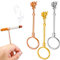 3 Pcs Gilded Cigarette Holder Ring 3 Inch Elegant Lady Gentleman Smoker Holder for Women and Men Protect Your Finger