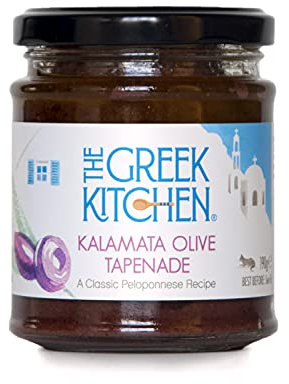 The Greek Kitchen Tapenade de oliva Kalamata, 180 g, morado