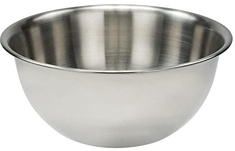 28cm - 3.75L - 4 Quart Premium Mixing Bowl | Meal Preparation | Stainless Steel - Nesting Bowl for Space Saving Storage - Great for Meal Prep, Serving, Salads, Baking, Cooking, Marinating