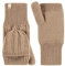 HEAT HOLDERS SOCKSHOP Damen Ash Zopfmuster Konverter-Fäustlinge Packung 1 Beige Einheitsgröße