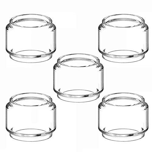 RUIYITECH 5PCS Replacement Glass Tubes for GeekVape Z Nano 2 Bubble Tubes Zeus Nano 2 (Bubble 3.5m-l)