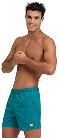 arena Bywayx R Men's Sea & Pool Swimsuit, Swimsuit in Comfortable Recycled Quick-Dry Fabric, Swimsuit with Inner Mesh Briefs and Side Pockets