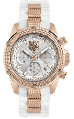 Plein Sport Unisex Uhr Analog Quarz Hurricane Chrono PSDBA0723 Silikon