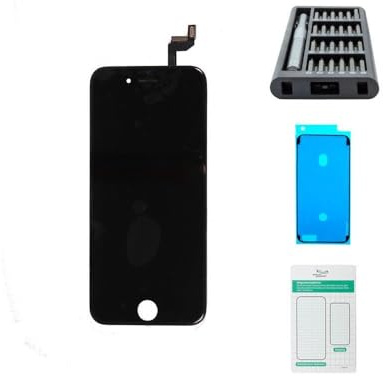 kaputt.de Display kompatibel mit Apple iPhone 6s Premium-Set schwarz