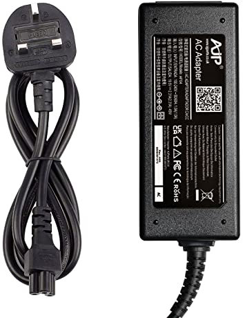WIKIPARTS New 45W 19.5V 2.31A Charger Replacement For Dell Inspiron 13 7386 2-in-1 Laptop Ac Adapter With 4.5mm X 3.0mm Pin Size Connector - Free UK Power Cord