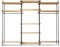 Master Regale DEKO Regalsystem: 2 Kleiderschränke 185x85x35cm mit Erweiterung 85x35cm