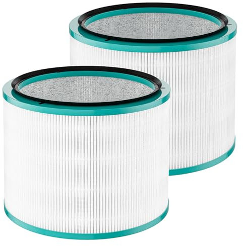 Fil-fresh HP01 HP02 Ersatzfilter, kompatibel mit Dyson HP01/HP02/DP01 Luftreiniger, H13 True HEPA Filter und Aktivkohle, ersetzen 968125-03