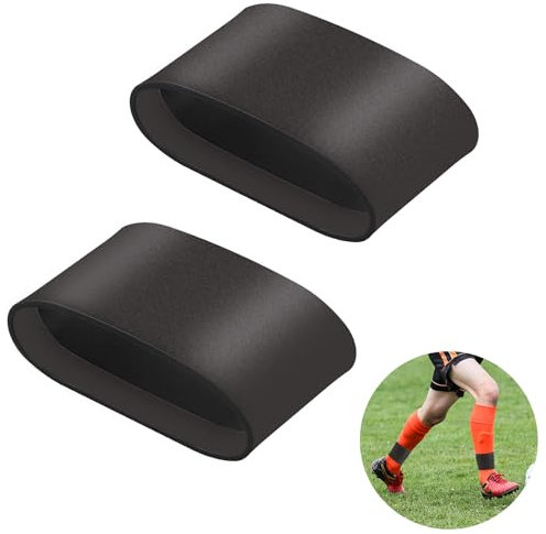 NICEIN® Anti-Slip Tape Schienbeinschoner Band | Schienbeinschoner Halter Fussball für Erwachsene & Kinder, Damen | fußball Sachen,Fussball zubehör (S | Schwarz)