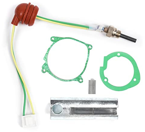 Lot de 5 bougies de préchauffage 12 V 2 kW - Kit de bougies de préchauffage diesel chinois - Bougie de préchauffage diesel en céramique avec outil de démontage pour bougies de préchauffage Eberspacher