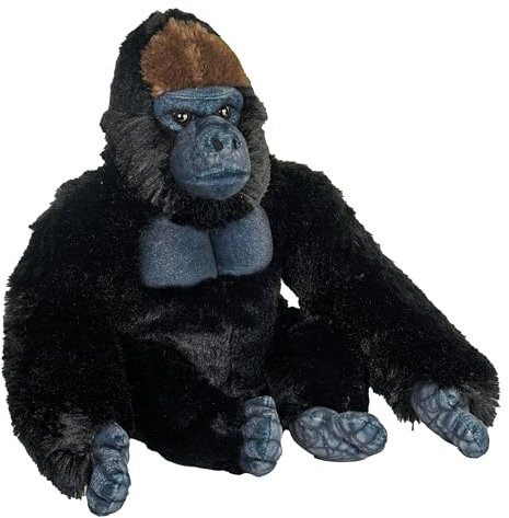 Wild Republic Artist Collection Eco Gorilla, Plüschtier, 38 cm, Plüschspielzeug, umweltfreundlich